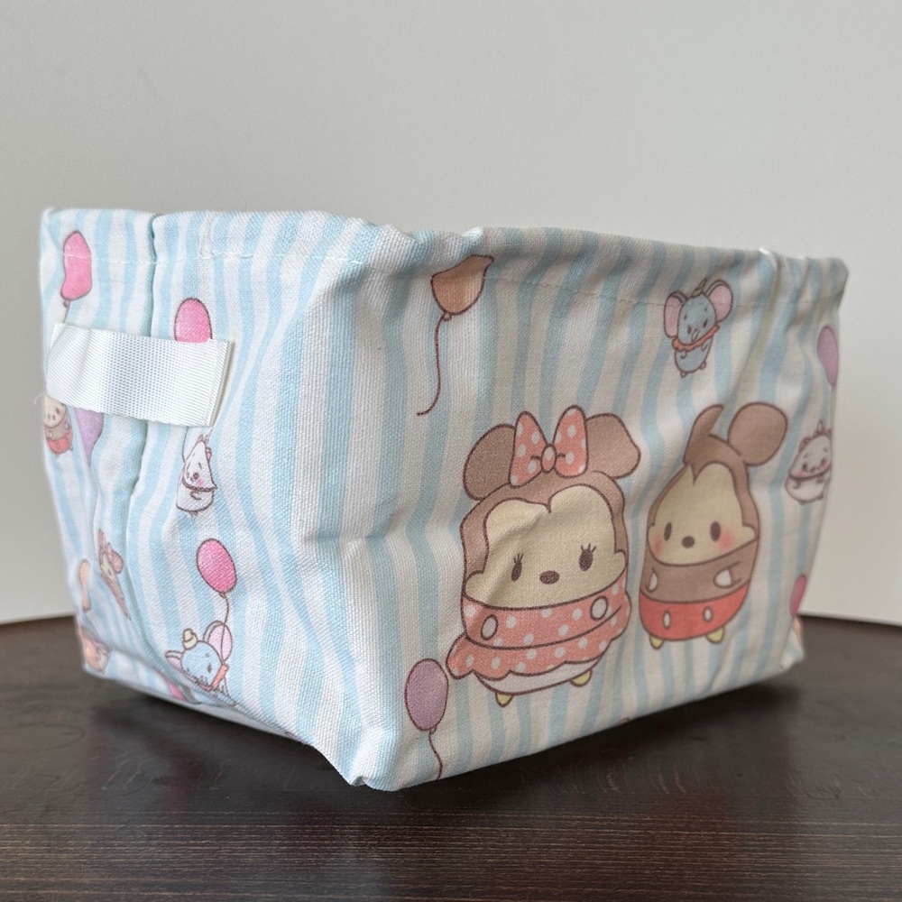 Disney Ufufy Foldable Small Striped Storage Basket